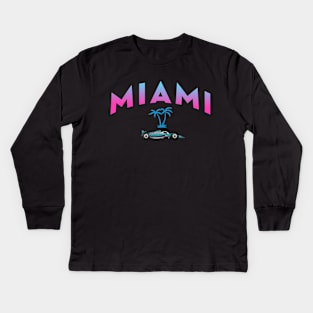 Miami GP Kids Long Sleeve T-Shirt